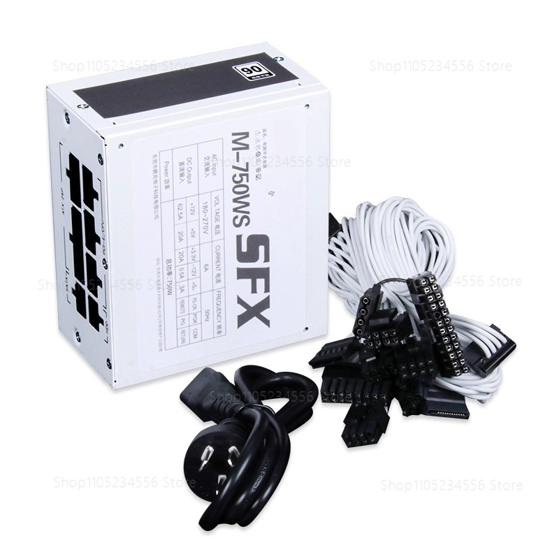 Sfx Power Supply 750W Gold - Alimentatore SFX full module bianco puro
