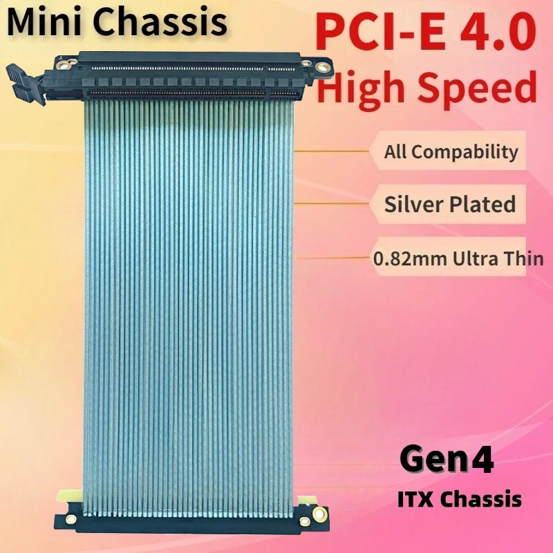 Itx Case Pcie Riser 4.0 - Mini chassis PCIe 4.0 X16 Cavo