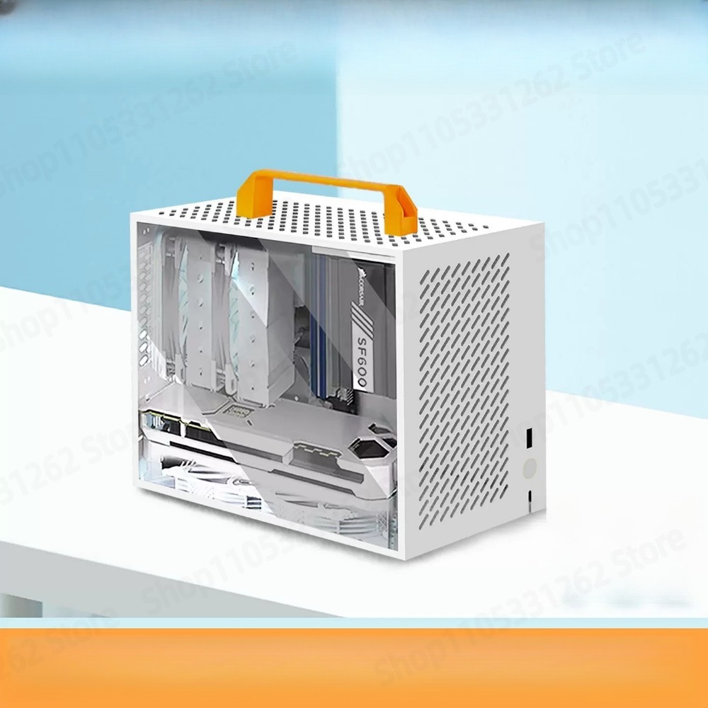 Mini Itx Case With Handle Portable - Case Mini ITX A59 Bianco, Chassis