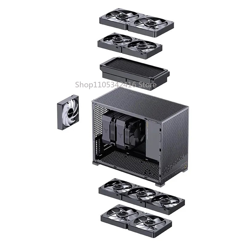 Case Mini PC MATX Nero Traspar - Mini Itx Case Water Cooling Support recensione e prezzo