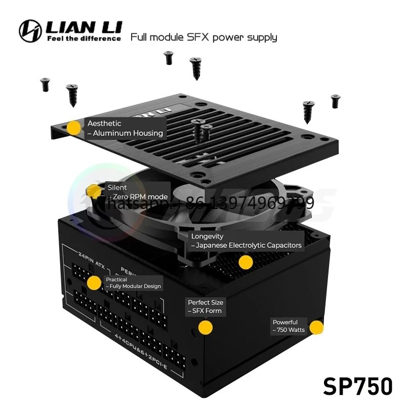 Alimentatore LIAN LI PSU 750w  - Sfx Power Supply 750W Gold recensione e prezzo