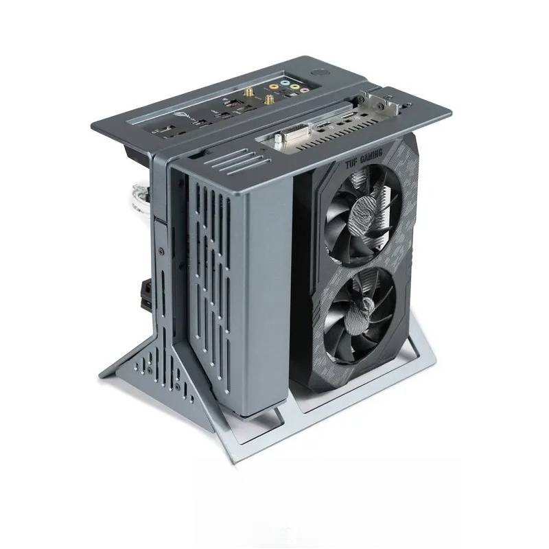 Chassis Open Frame 1U in Allum - Mini Itx Case With Handle Portable recensione e prezzo