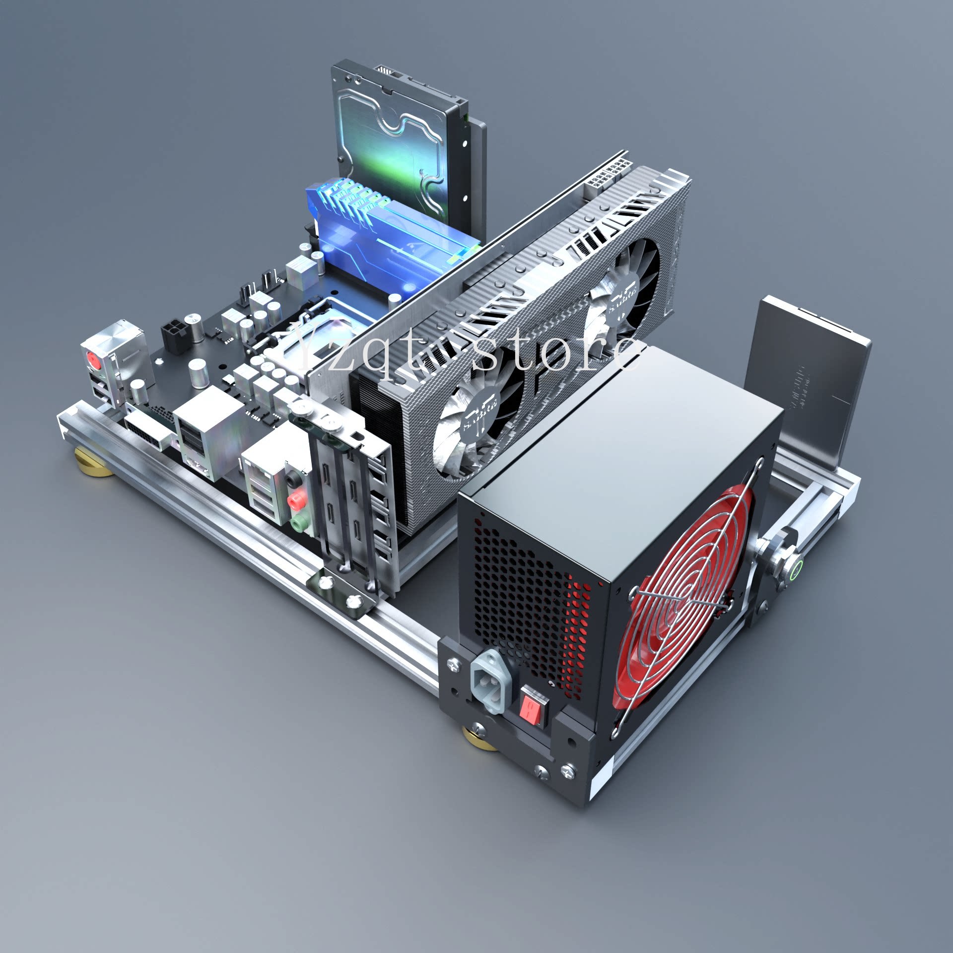 Case per computer in lega di a - Mini Itx Case Water Cooling Support recensione e prezzo