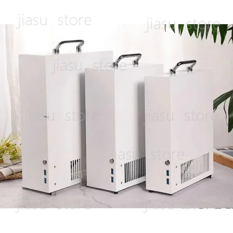 Case Desktop Mini ITX MATX Bia - Mini Itx Case With Handle Portable recensione e prezzo